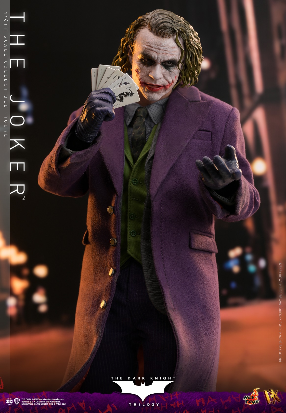 Pre-Order Hot Toys DC Comics Joker Dark Knight Trilogy Sixth Scale Figure DX32